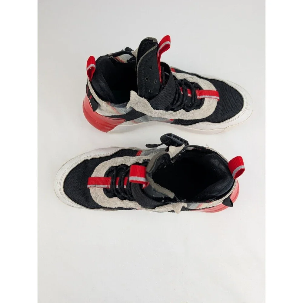 Men's 10 NIKE 2019 Jordan Defy SP Mid Top Sneaker White Red Black CJ7698-106
